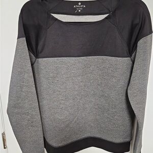 Athleta Black and Gray Top